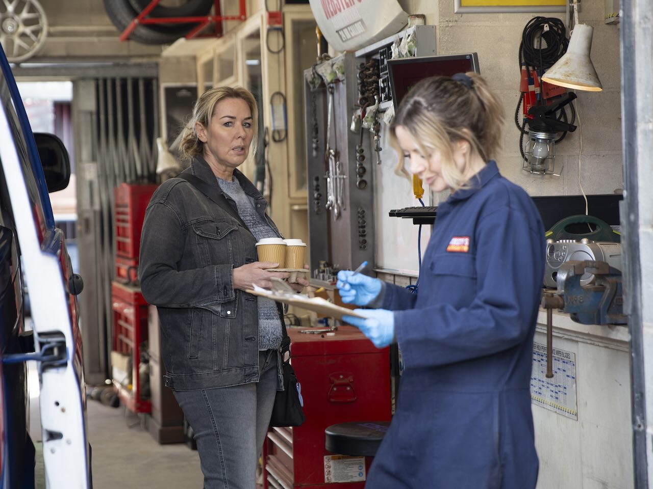 Cassie and Abi on Coronation Street on May 22, 2024