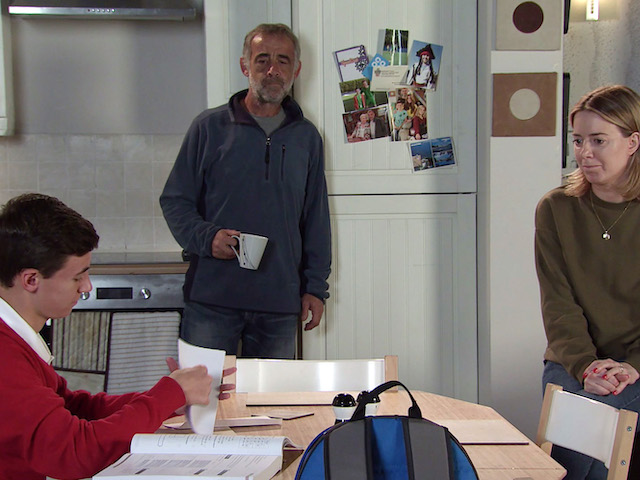 Jack, Kevin and Abi on Coronation Street on November 8, 2021