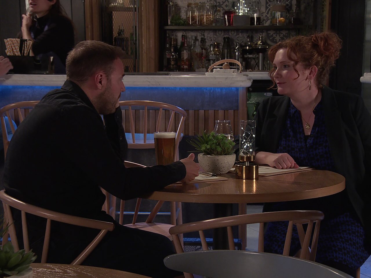Fiz and Tyrone on Coronation Street on September 25, 2024