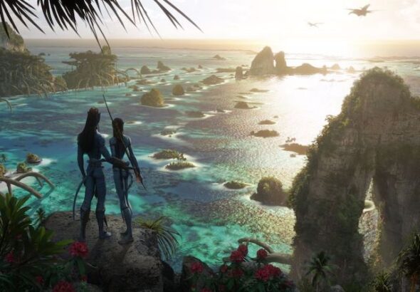 Pandoran Atolls concept art for the Avatar sequels