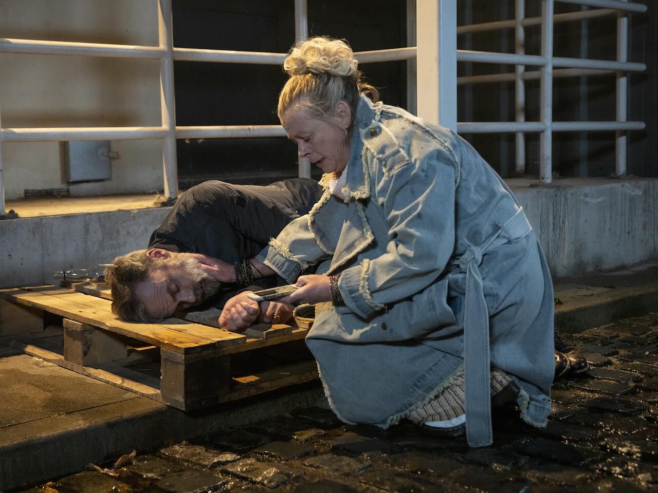 Bernie and Billy on Coronation Street on November 8, 2024