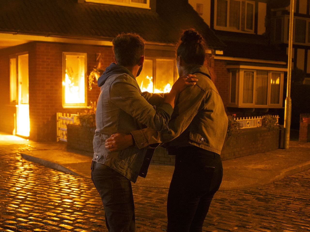 David and Shona on Coronation Street on February 3, 2025
