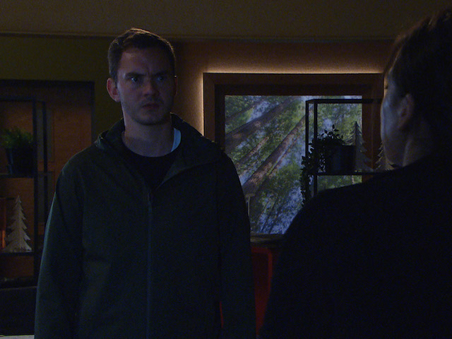 Ben and Meena on Emmerdale on November 25, 2021