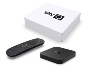 The Sky Q box and voice remote