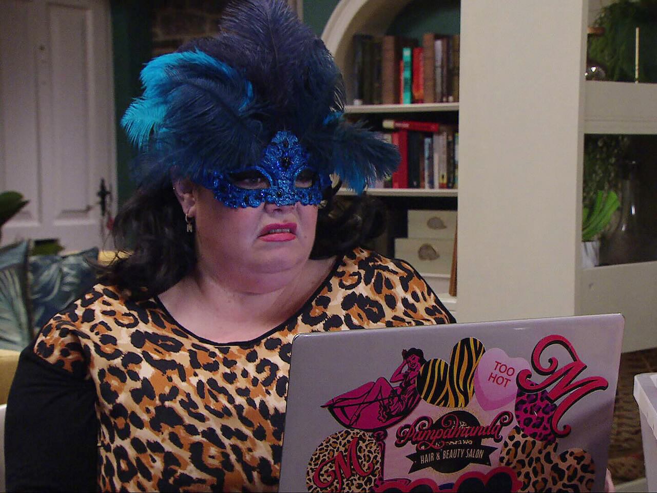 Mandy and Madame Diamante Dales on Emmerdale on August 9, 2024