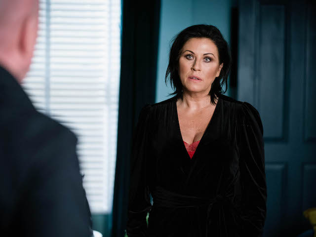 Kat and Phil on EastEnders on December 31, 2021