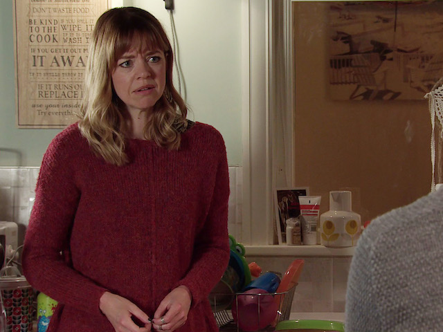 Toyah on Coronation Street on November 8, 2021