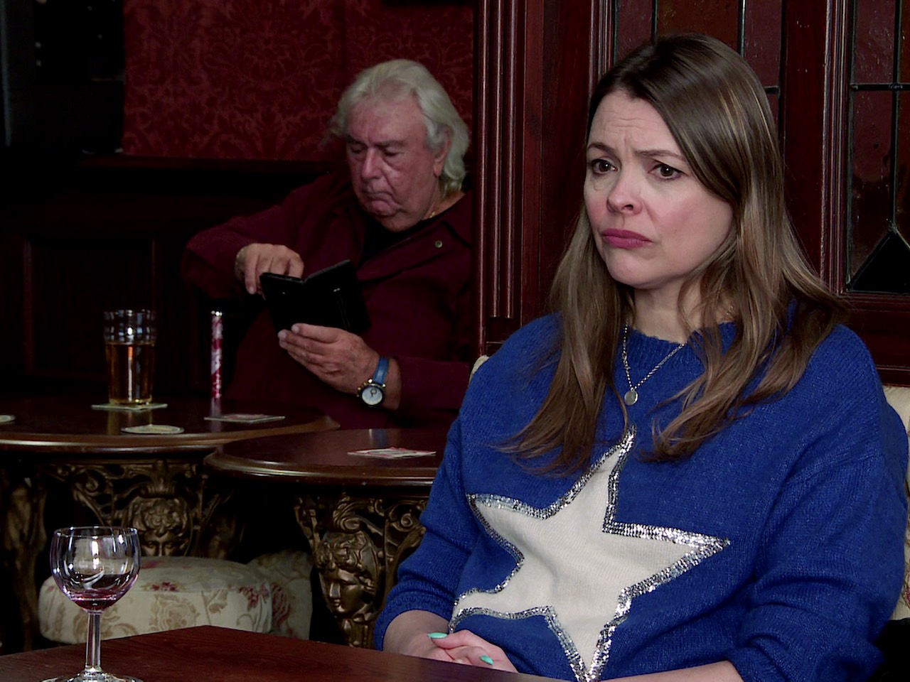 Tracy on Coronation Street on February 7, 2022