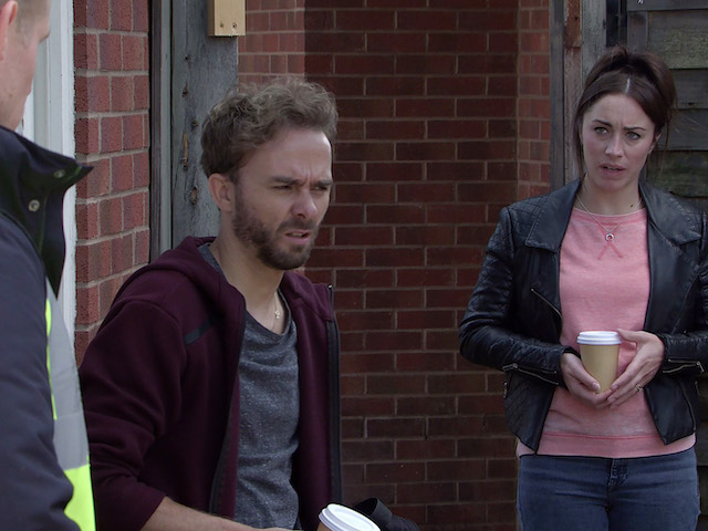David and Shona on Coronation Street on October 25, 2021