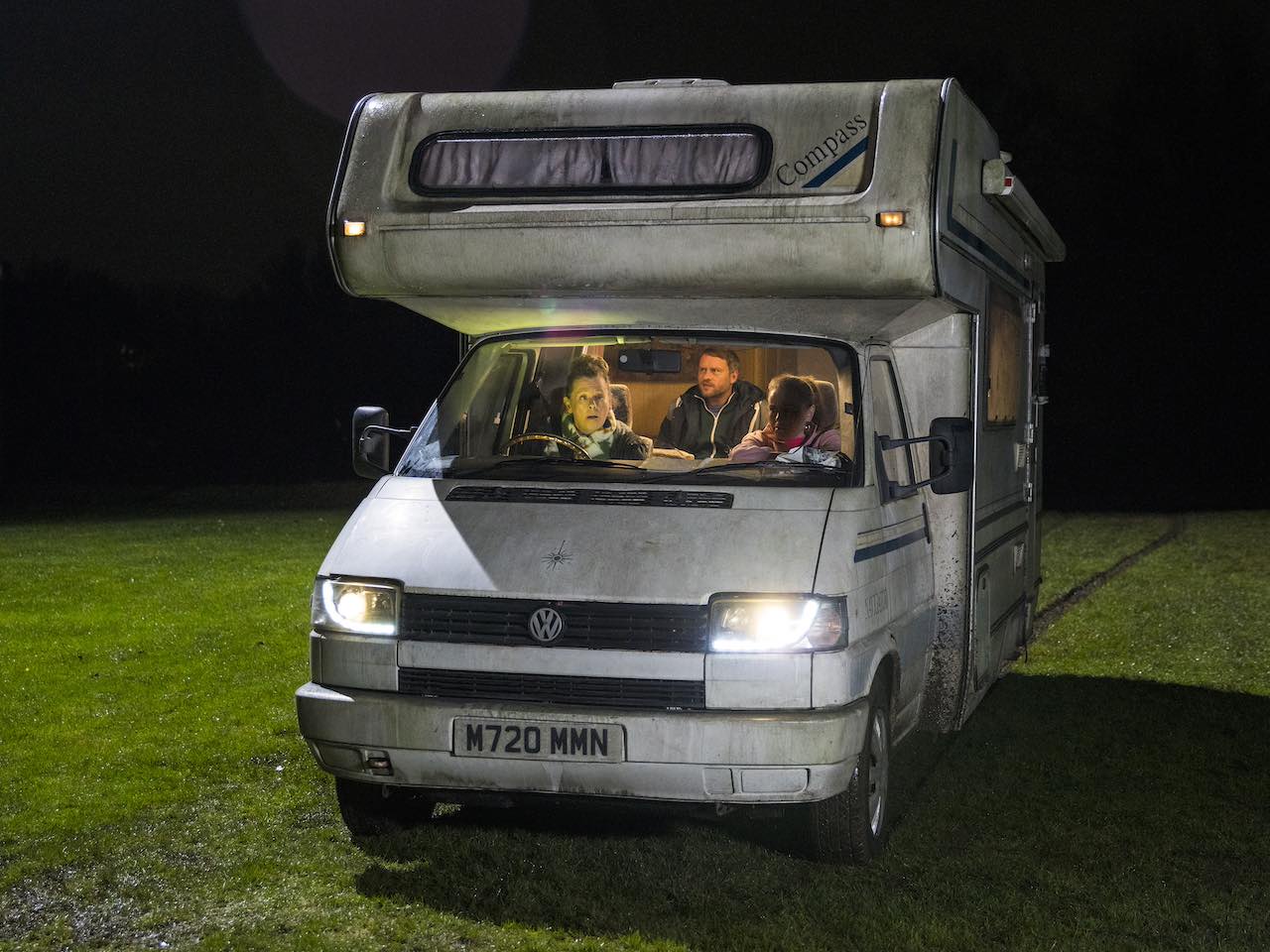 Bernie’s motorhome on Coronation Street on January 23, 2024