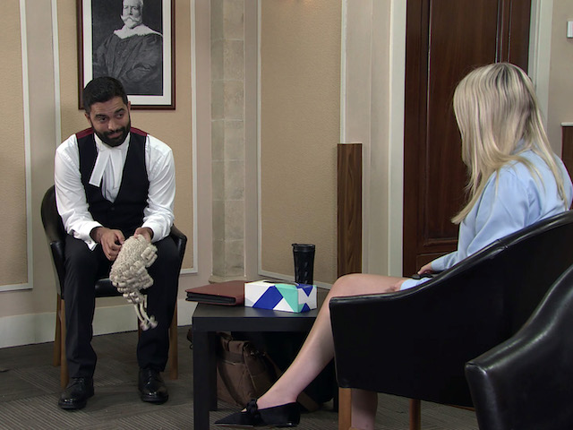 Imran and Kelly on Coronation Street on September 1, 2021