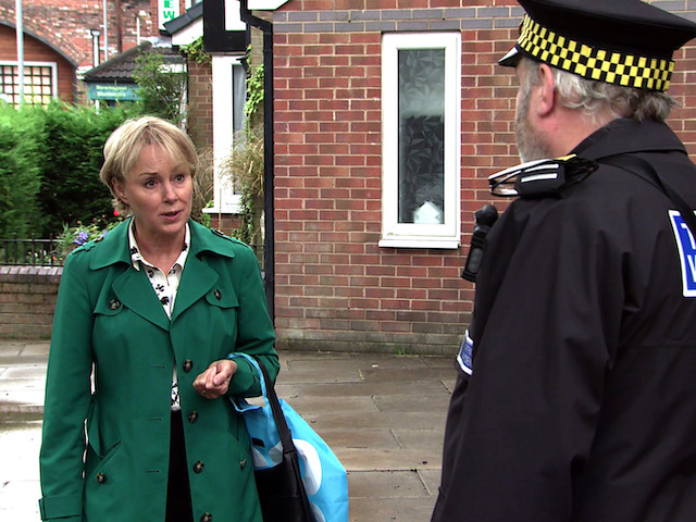 Sally and Fergus on Coronation Street on October 4, 2021