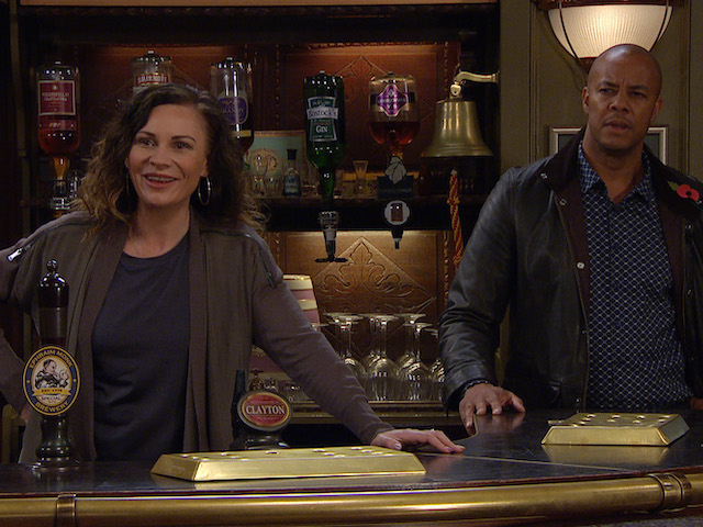Chas and Al on Emmerdale on November 10, 2021