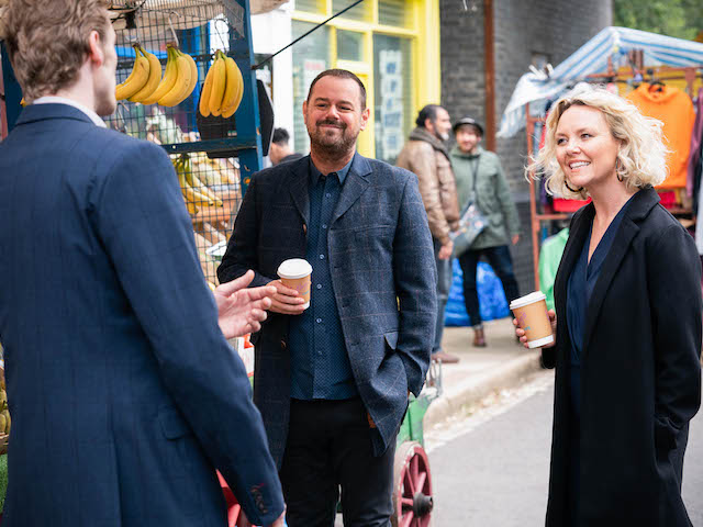 Peter, Mick and Janine on EastEnders on November 23, 2021
