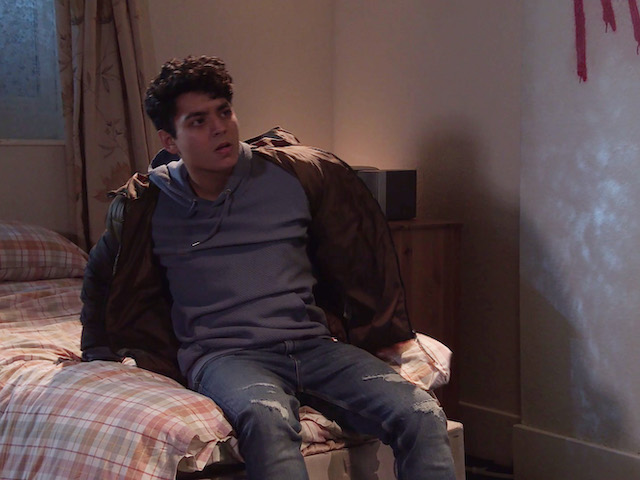 Aadi on Coronation Street on November 10, 2021