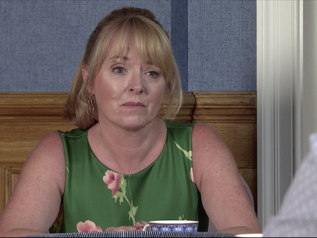 Jenny on Coronation Street on August 27, 2021