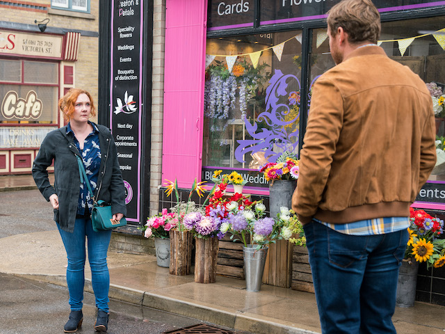 Fiz and Phill on Coronation Street on September 13, 2021