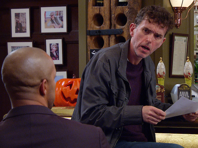 Marlon and Al on Emmerdale on November 1, 2021