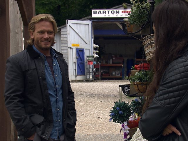 David and Meena on Emmerdale on August 26, 2021