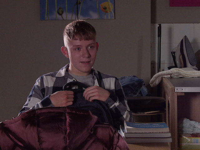 Max on Coronation Street on November 9, 2021