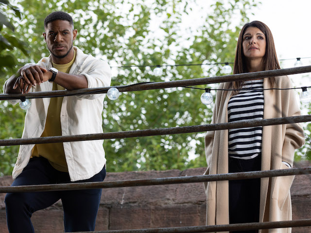Nate and Lexi on Hollyoaks on November 11, 2021