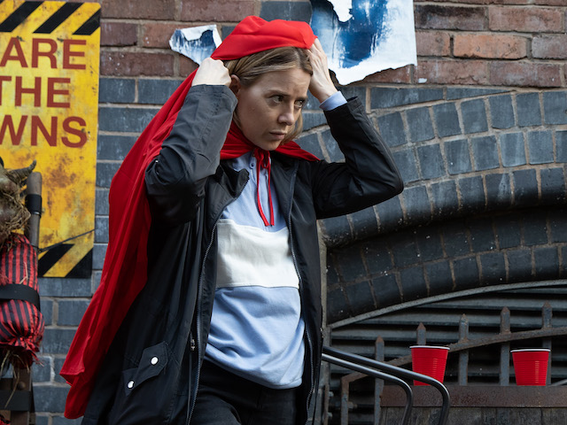 Abi on Coronation Street on October 18, 2021