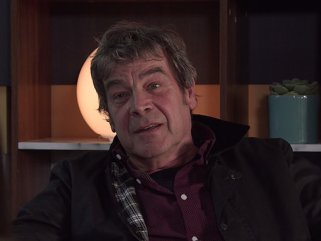 Johnny on Coronation Street on October 18, 2021