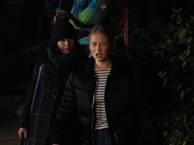 Lydia and Liv on Emmerdale on November 25, 2021