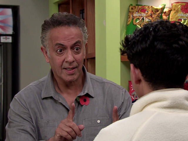 Dev and Aadi on Coronation Street on November 9, 2021
