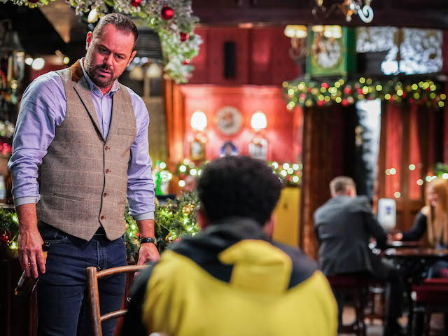 Mick and Keegan on EastEnders on November 30, 2021