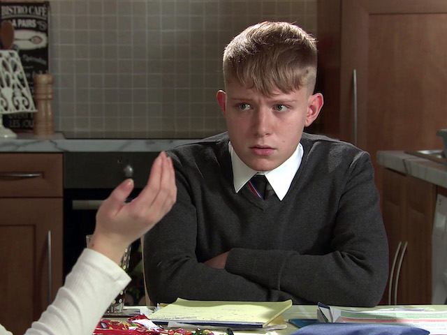 Max on Coronation Street on October 8, 2021