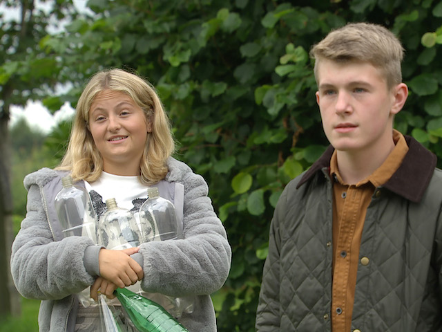 Amelia and Arthur on Emmerdale on November 4, 2021