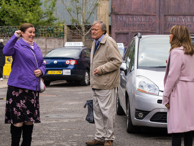 Mary, Roy and Maria on Coronation Street on November 3, 2021