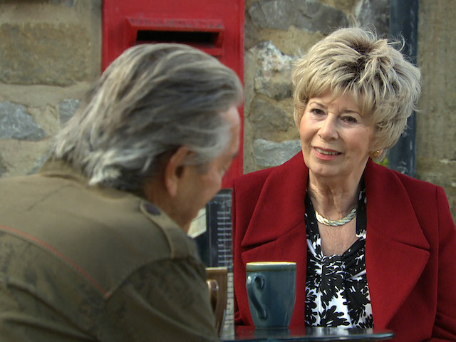 Diane and Rodney on Emmerdale on October 6, 2021