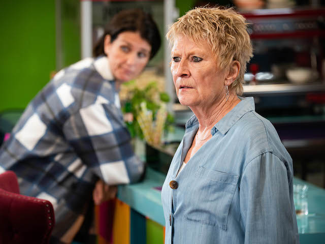 Eve and Shirley on EastEnders on October 29, 2021