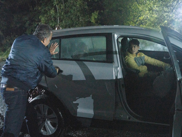 Dev and Aadi on Coronation Street on October 18, 2021