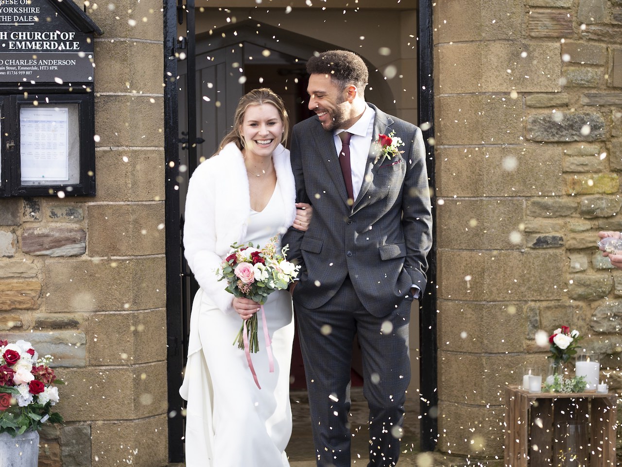 Dawn and Billy on Emmerdale on February 14, 2022