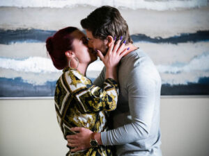 Whitney and Gray on EastEnders on October 22, 2021