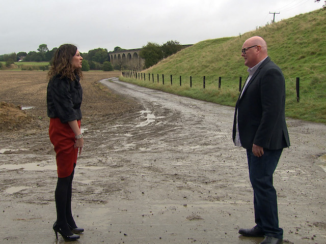 Chas and Paddy on Emmerdale on November 8, 2021