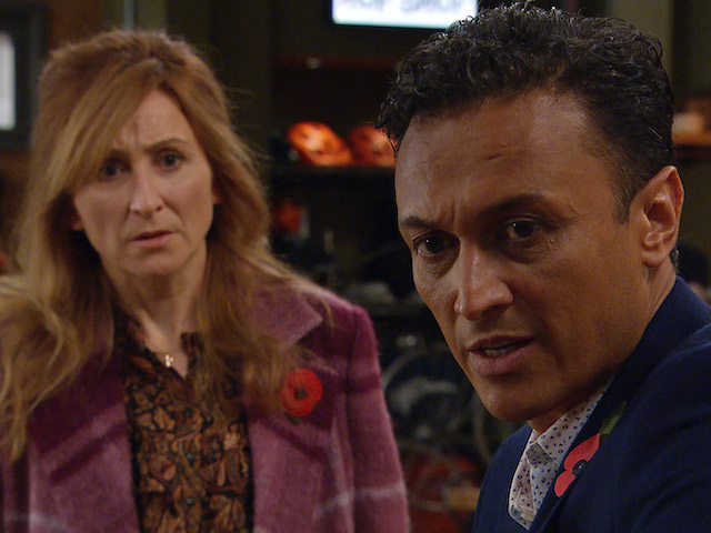 Jai and Laurel on Emmerdale on November 9, 2021