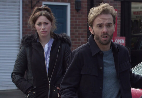 David and Shona on Coronation Street on October 27, 2021