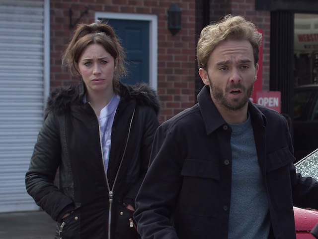 David and Shona on Coronation Street on October 27, 2021