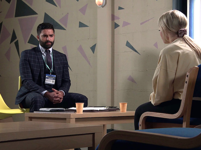 Imran and Kelly on Coronation Street on August 30, 2021