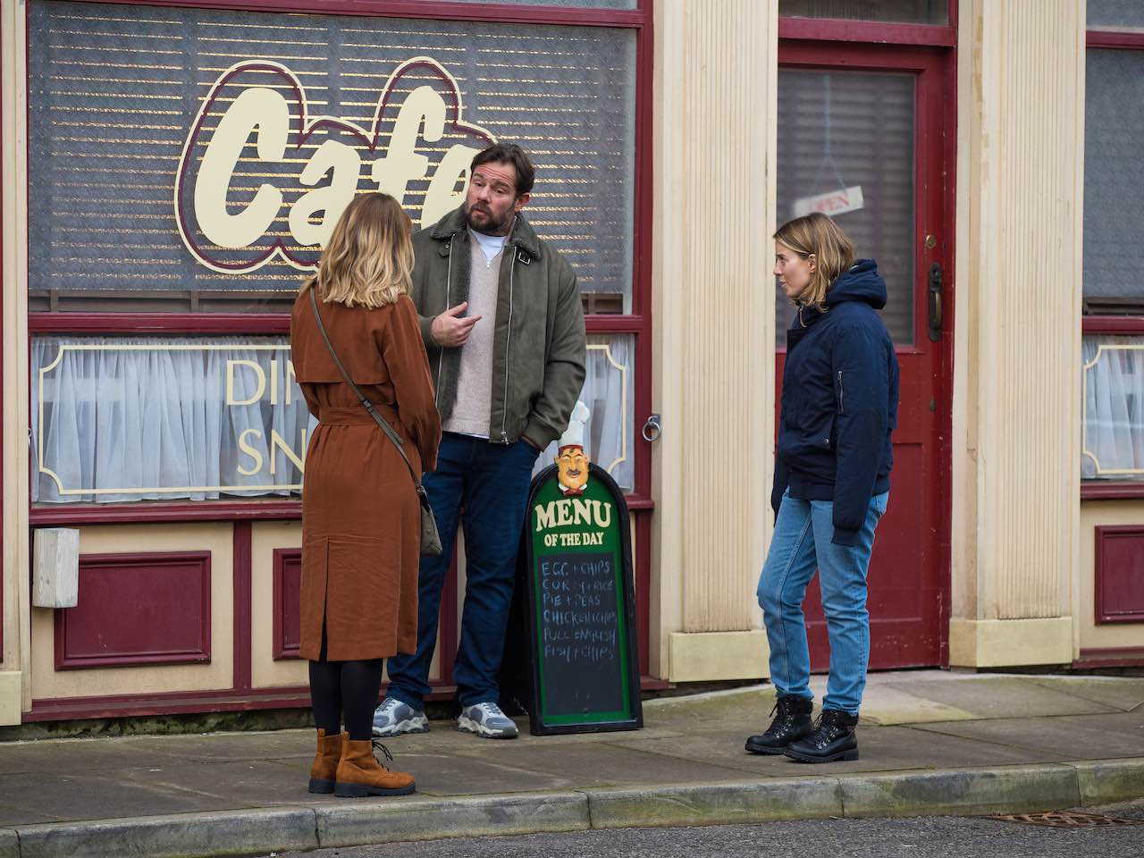 Toyah, Dean and Abi on Coronation Street on March 4, 2022