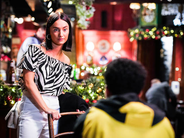 Anna and Keegan on EastEnders on November 30, 2021