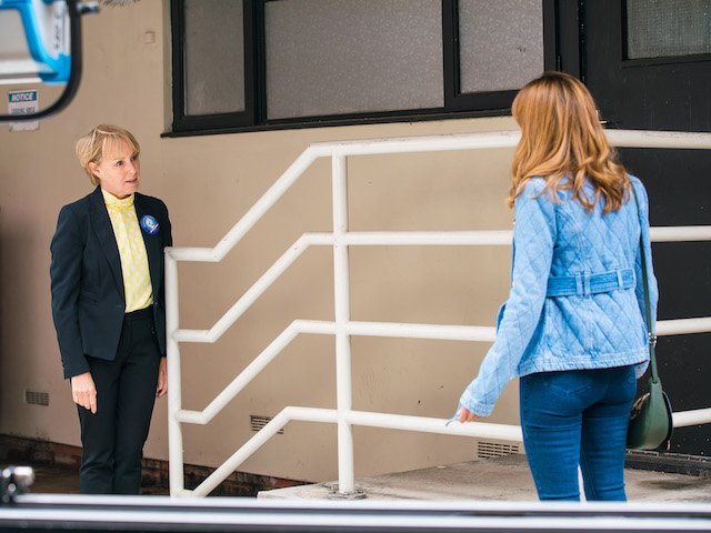 Sally and Maria on Coronation Street on August 25, 2021
