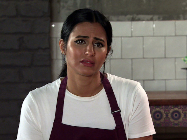 Alya on Coronation Street on September 17, 2021