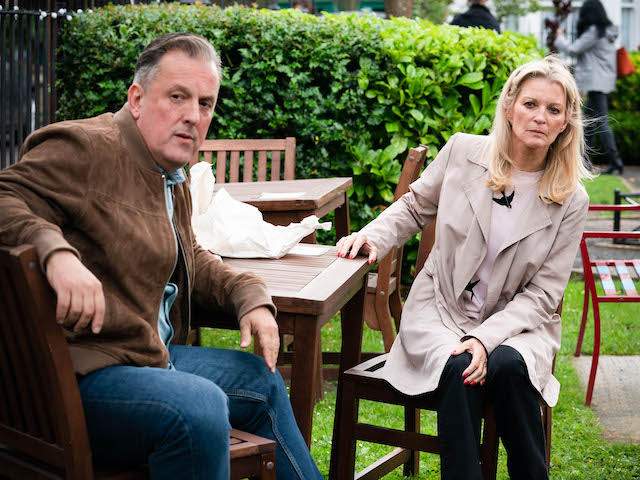 Harvey and Kathy on EastEnders on September 21, 2021