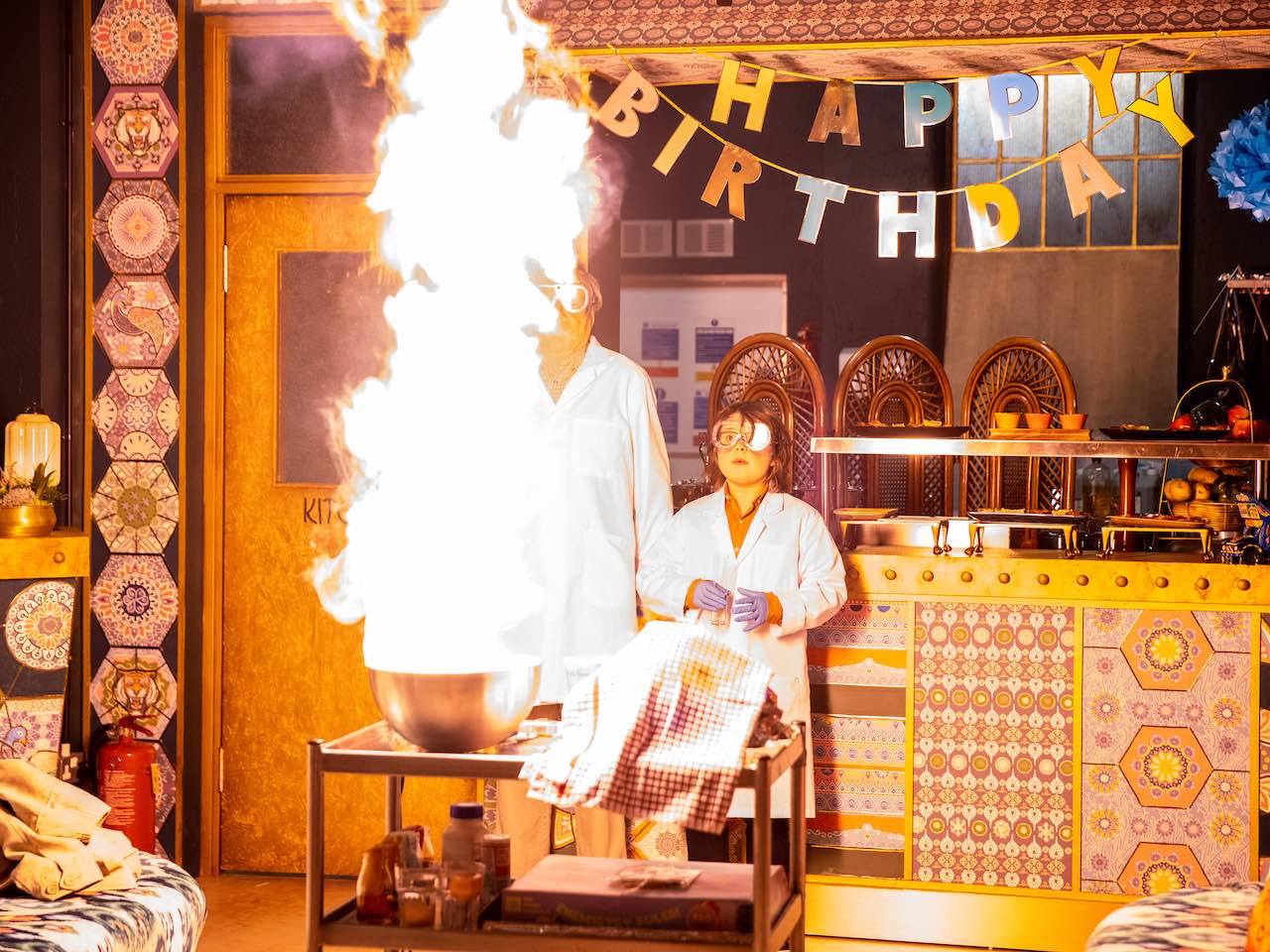 Roy and Sam's science experiment catches fire on Coronation Street on May 22, 2023