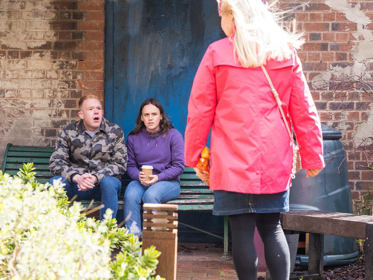 Faye, Beth and Craig on Coronation Street on May 27, 2022